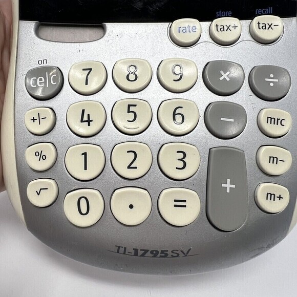 Texas Instruments TI-1795 SV Simple Desktop Calculator - Picture 11 of 12